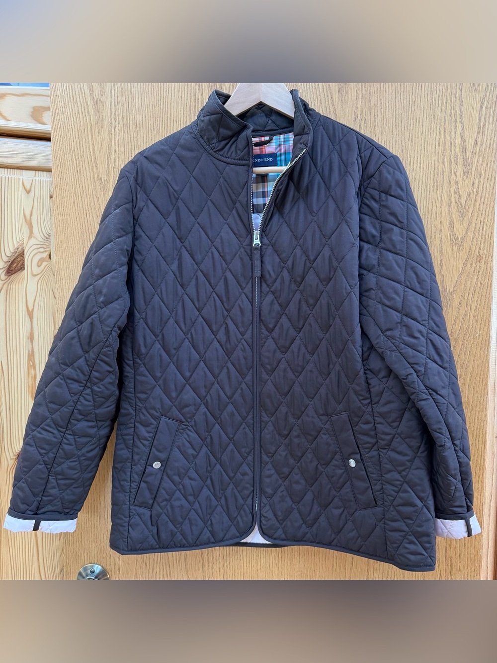 Lands' End Lightweight Quilted Jacket, size large